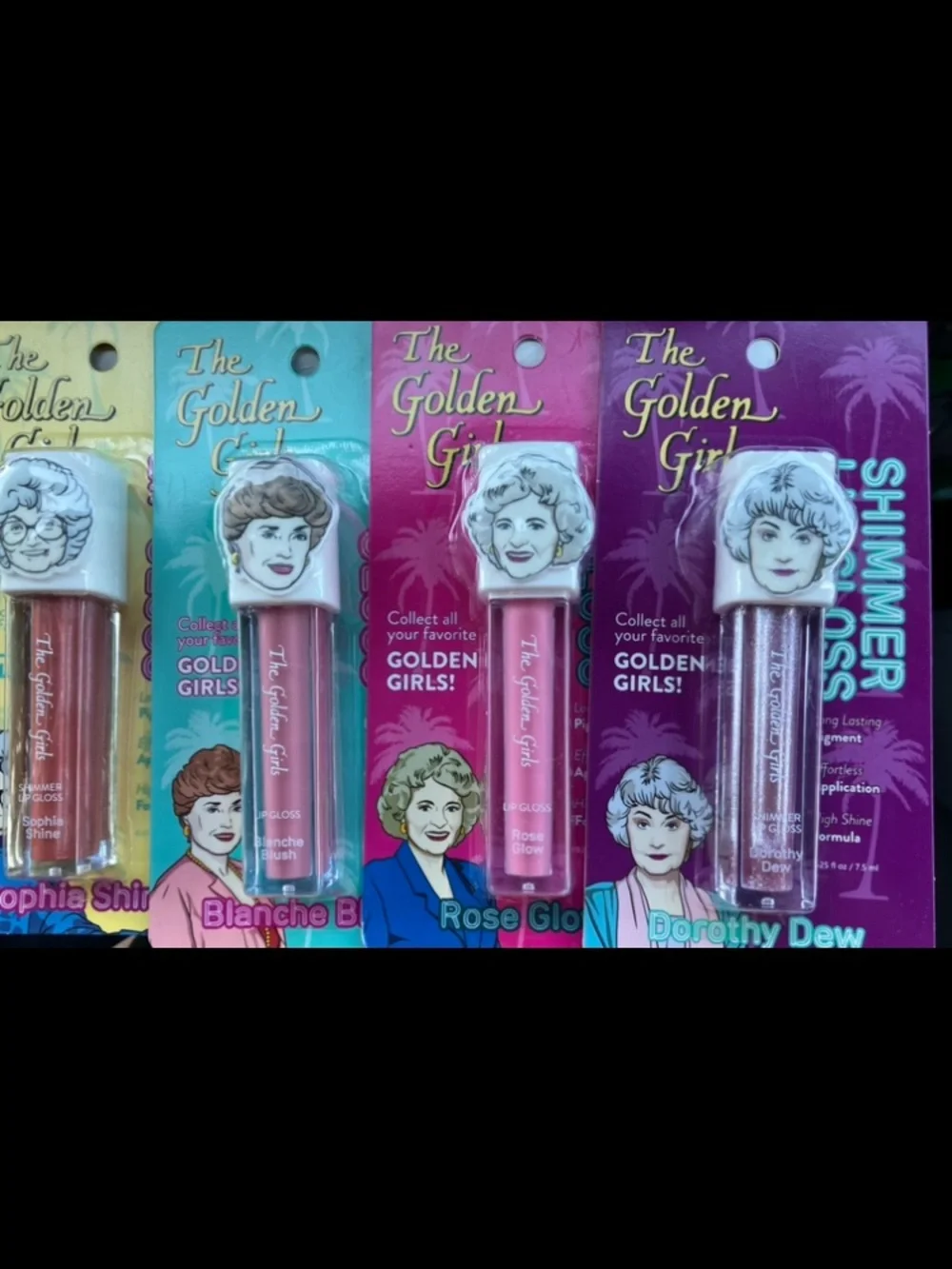 The Golden Girls Lip Gloss Set NWT